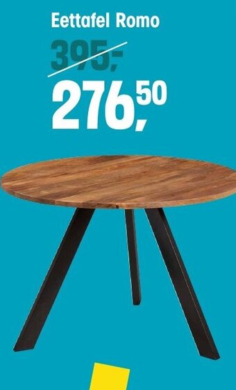 Kwantum Eettafel Romo aanbieding