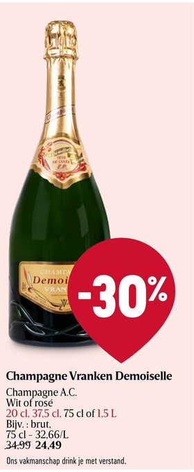 Champagne Vranken Demoiselle