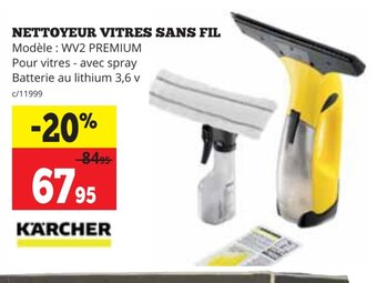 Dema NETTOYEUR VITRES SANS FIL aanbieding