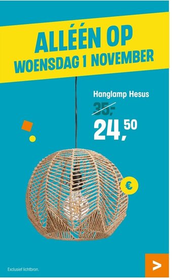 Kwantum Hanglamp Hesus aanbieding