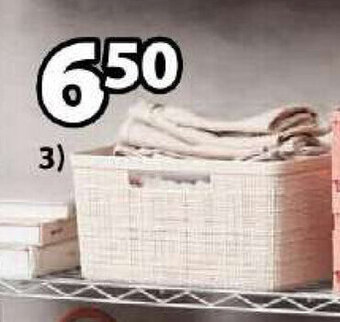 Jysk JUTE MAND 12L. B27 x L36 x H15 cm aanbieding
