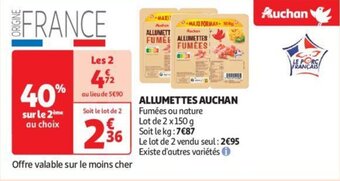 Auchan ALLUMETTES aanbieding