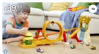 Hot wheels acrobatische racebaan mario jungle kingdom raceway