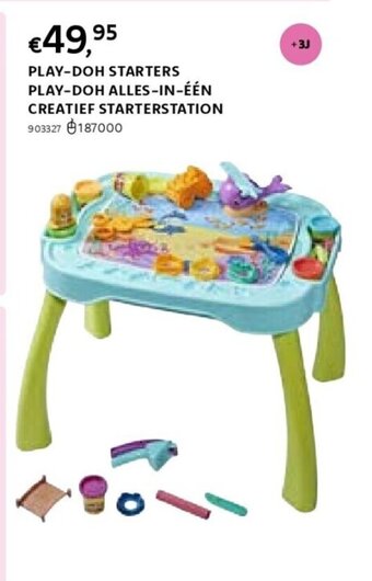 Dreamland PLAY-DOH STARTERS PLAY-DOH ALLES-IN-ÉÉN CREATIEF STARTERSTATION aanbieding