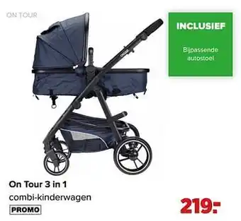 Baby-Dump On tour 3 in 1 combi-kinderwagen aanbieding