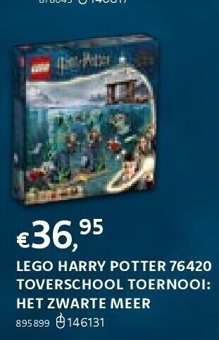 Dreamland Lego harry potter 76420 toverschool toernooi: het zwarte meer aanbieding