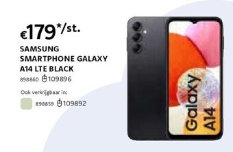 Dreamland Samsung smartphone galaxy a14 lte black aanbieding