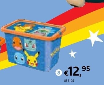 Dreamland Opbergbox pokémon 7L aanbieding