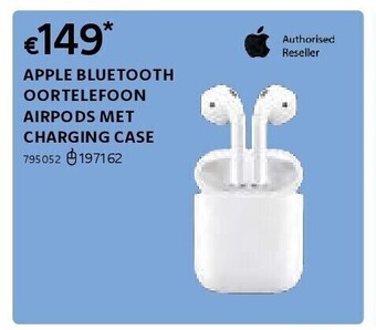 Dreamland Apple bluetooth oortelefoon airpods met charging case aanbieding