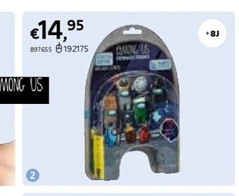 Dreamland Figuur among us 5 ejected edition pack aanbieding