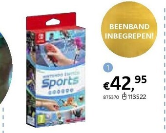 Nintendo switch sports nl