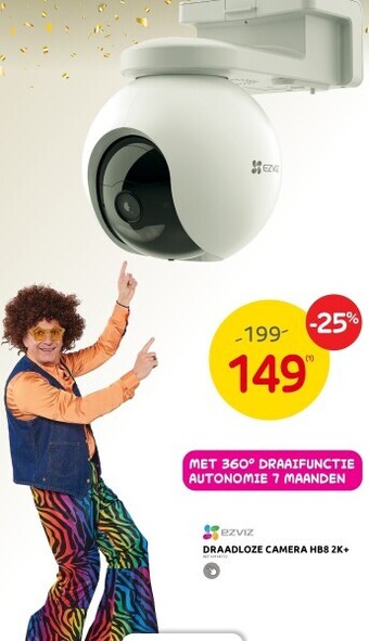 Brico Draadloze camera hb8 2k+ aanbieding