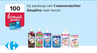 Carrefour wasverzachter Soupline aanbieding