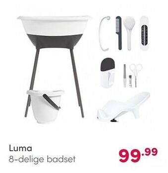 Luma 8-delige badset