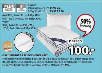 Galdeberget 4 Seizoenendekbed