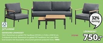Jysk Oddesund loungeset aanbieding