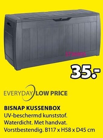 Jysk Bisnap kussenbox aanbieding