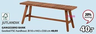 Jysk Gangesbro bank aanbieding