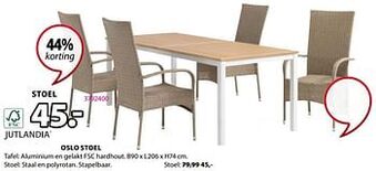 Jysk Oslo stoel aanbieding