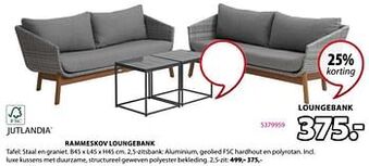 Jysk Rammeskov loungebank aanbieding