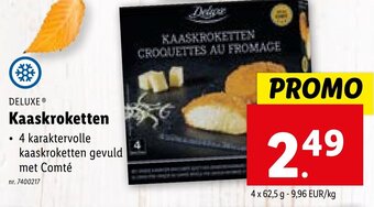 DELUXE Kaaskroketten 4 x 62.5g