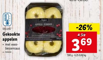 DELUXE Gekookte appelen 590g