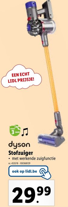Lidl dyson Stofzuiger aanbieding