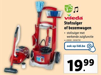 Lidl vileda Stofzuiger of bezemwagen aanbieding