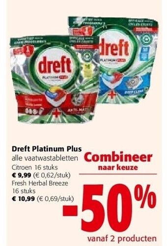 Colruyt Dreft platinum plus aanbieding
