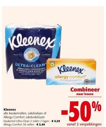 Colruyt Kleenex aanbieding