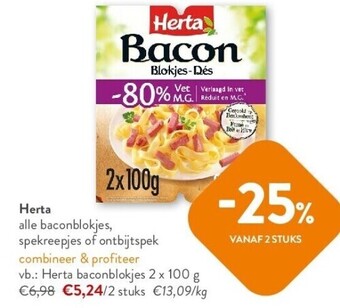 OKay Herta alle baconblokjes aanbieding