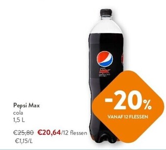 OKay Pepsi max cola 1,5 l aanbieding