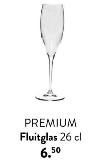 Casa Premium fluitglas 26 cl aanbieding