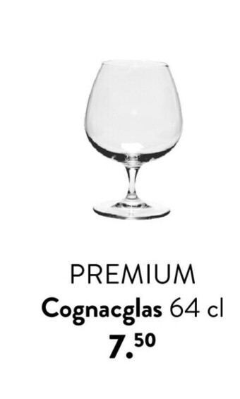 Premium cognacglas 64 cl