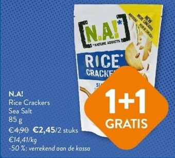 N.a! rice crackers sea salt 85 g