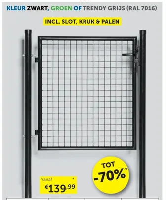 TUINPOORTEN INCL. SLOT, KRUK & PALEN