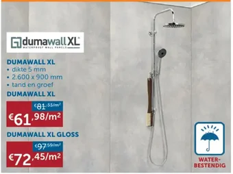 Zelfbouwmarkt DUMAWALL XL aanbieding