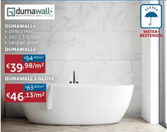 Zelfbouwmarkt DUMAWALL+ aanbieding