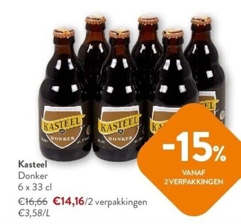 OKay Kasteel donker 6 x 33 cl aanbieding
