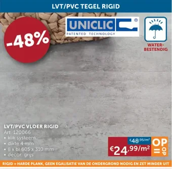 Zelfbouwmarkt LVT/PVC VLOER RIGID aanbieding