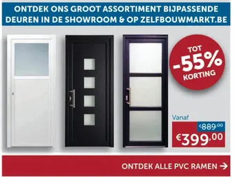 Zelfbouwmarkt PVC RAMEN aanbieding