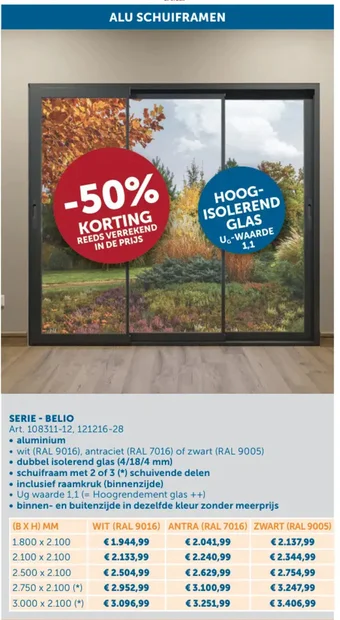 Zelfbouwmarkt SERIE BELIO aanbieding