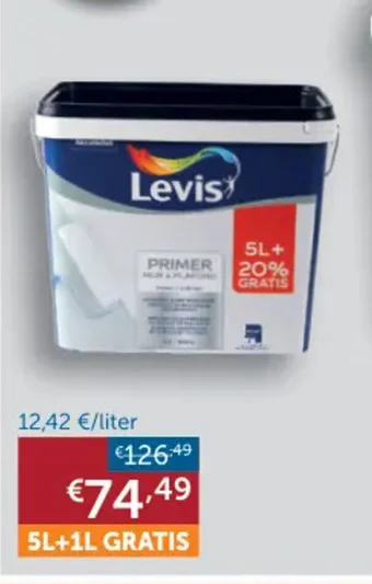 Zelfbouwmarkt MUUR & PLAFOND PRIMER 5L + 1L aanbieding