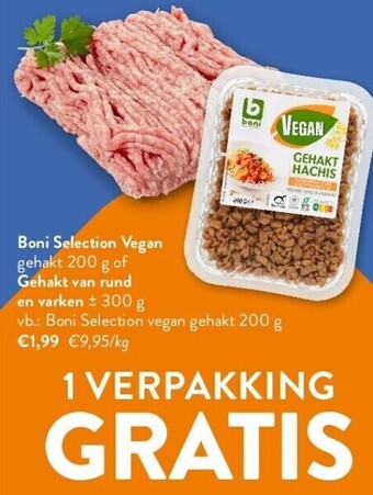 OKay Boni selection vegan gehakt 200 g aanbieding