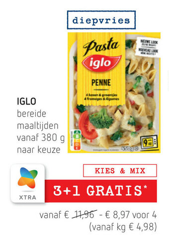 Spar Iglo bereide maaltijden aanbieding