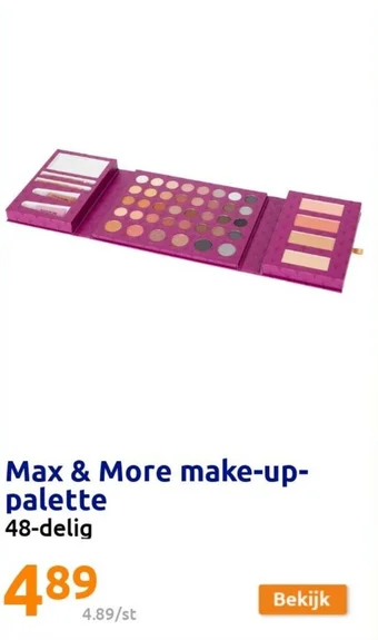 Action Max & More make-up-palette aanbieding