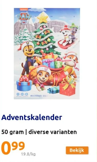 Action Adventskalender aanbieding