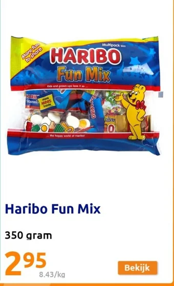 Action Haribo Fun Mix aanbieding
