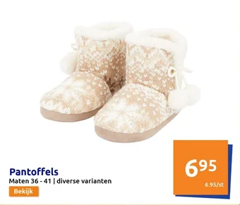 Action Pantoffels aanbieding