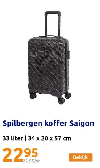 Action Spilbergen koffer Saigon aanbieding